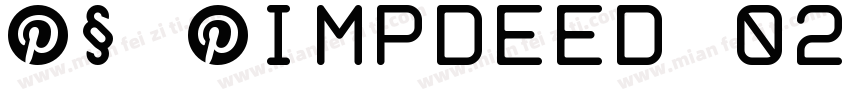 PS Pimpdeed 02字体转换
